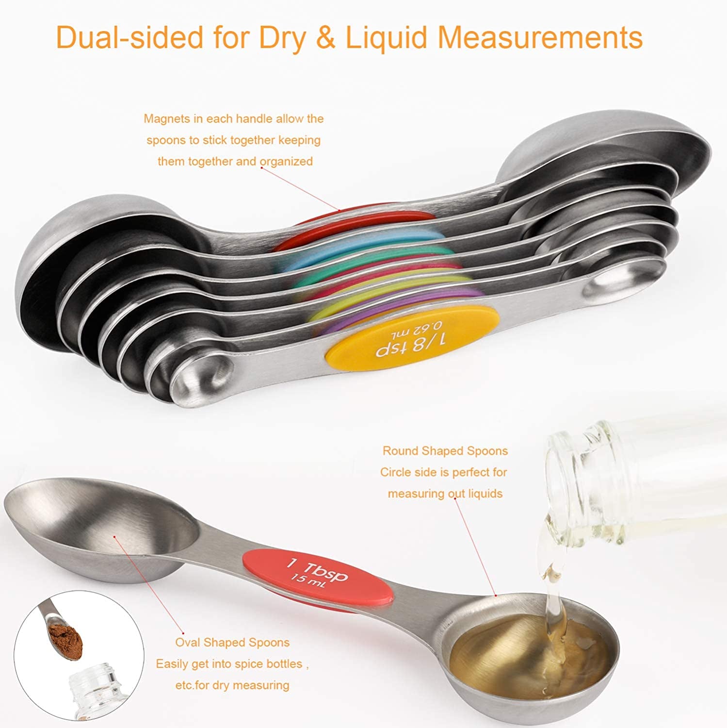 Magnetic Measuring Spoons 