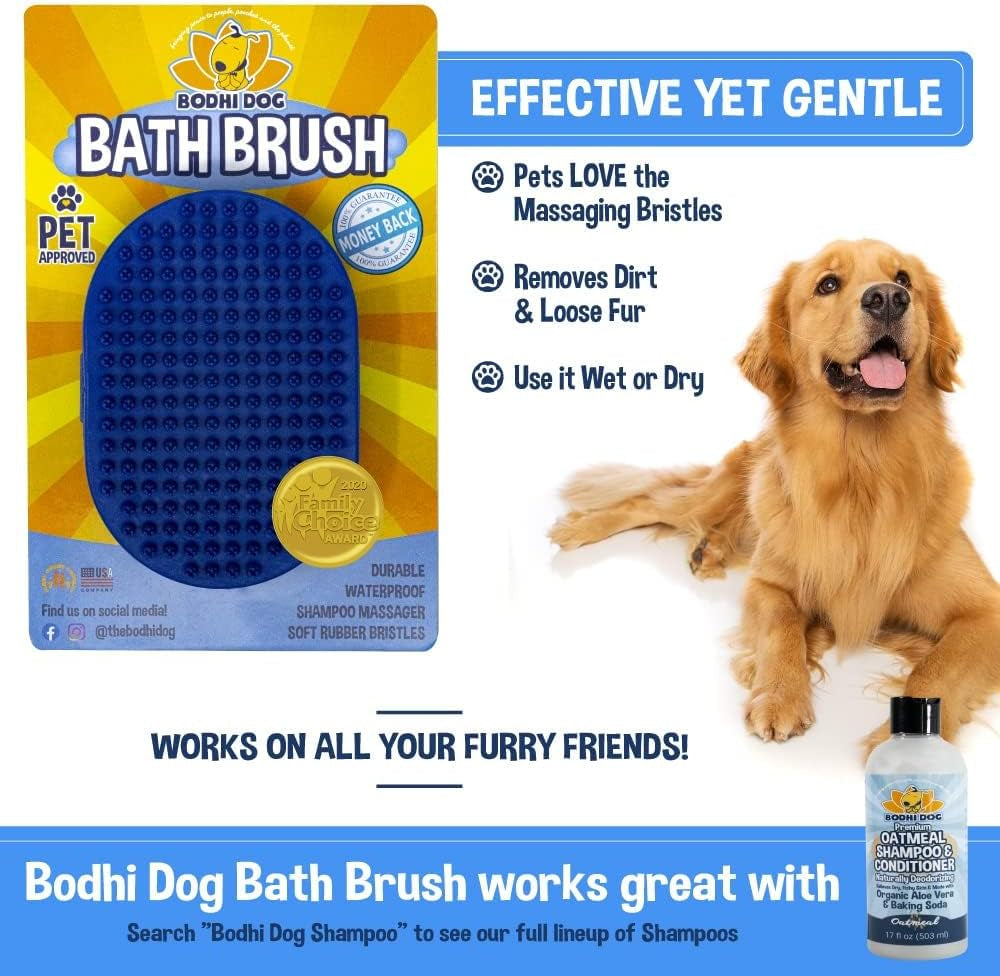 New Grooming Pet Shampoo Brush