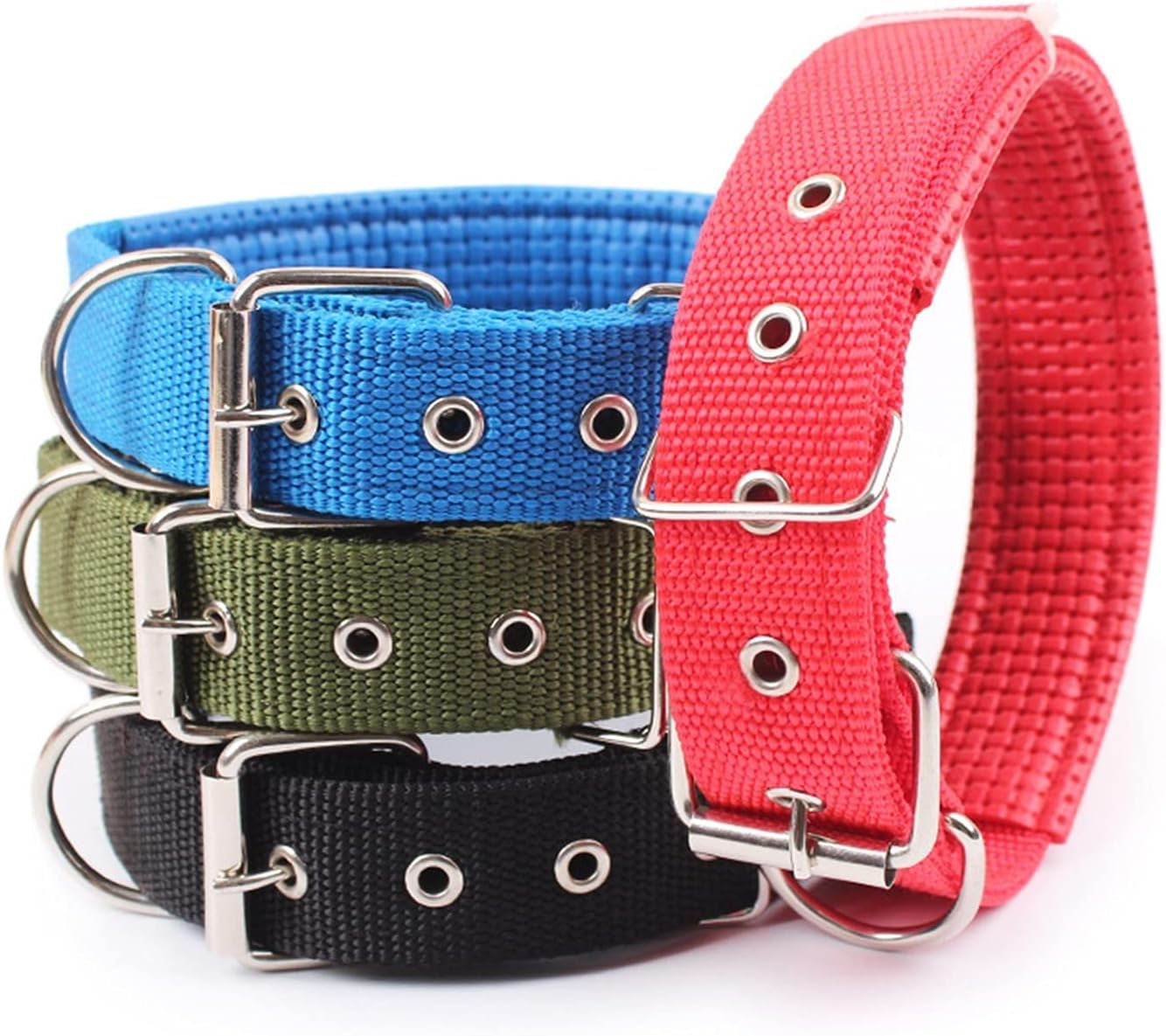 Collars Dog Collar for Small Medium Large Dogs (Color : Black, Size : X-Large)