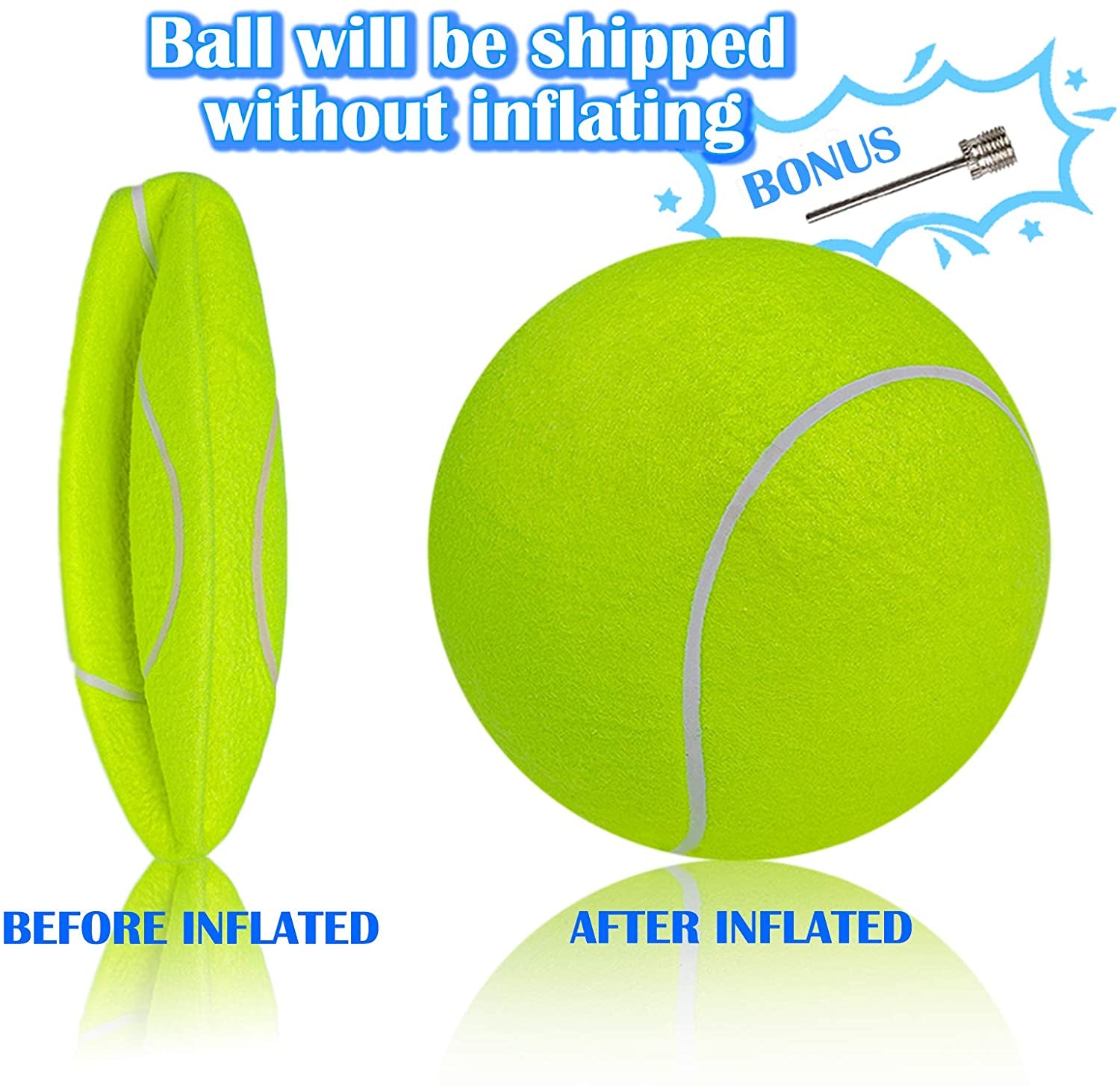 Giant 9.5" Dog Tennis Ball Large 