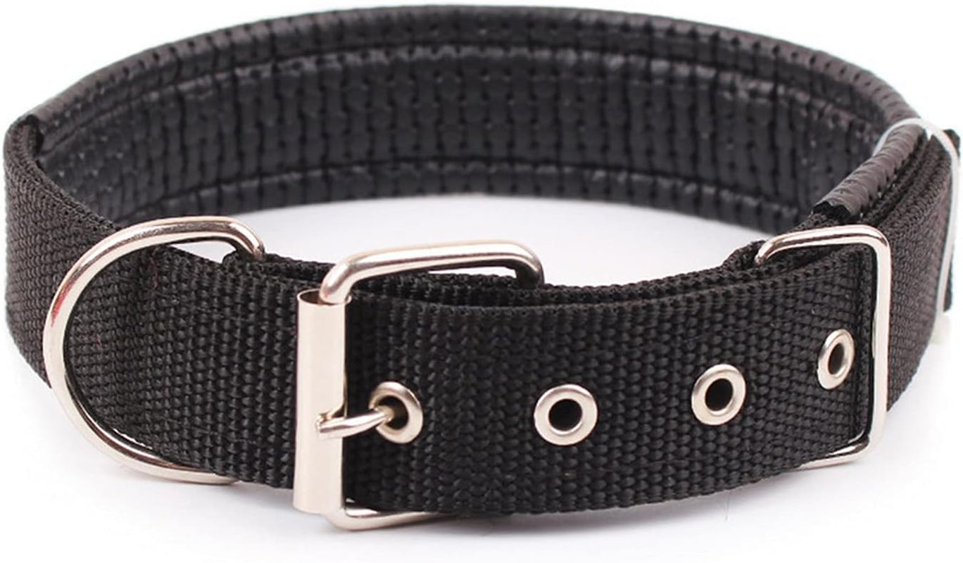 Collars Dog Collar for Small Medium Large Dogs (Color : Black, Size : X-Large)