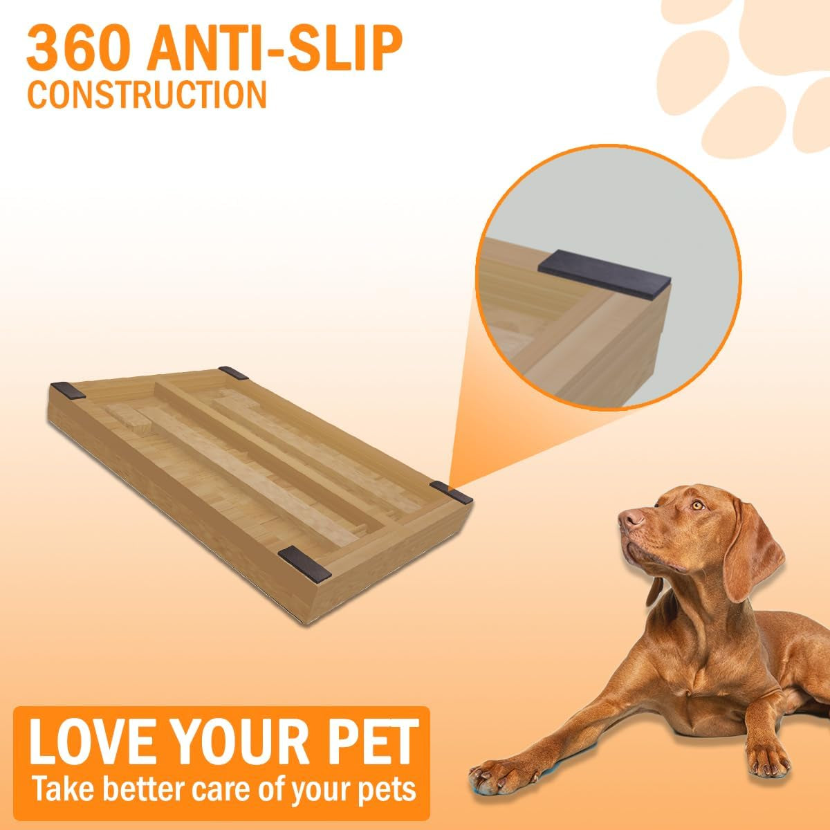 Dog Scratch Pad for Nails (With Treat Box) 