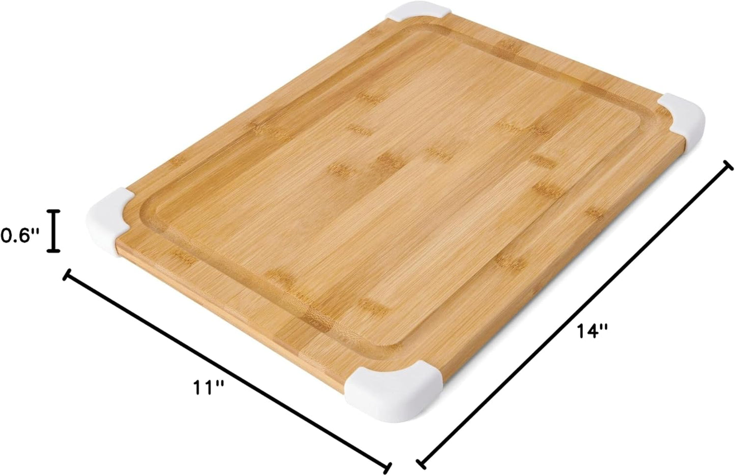 Nonslip Bamboo Cutting Board 