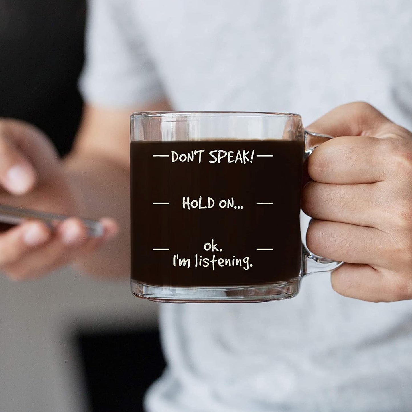 Don'T Speak! Funny Coffee Mug