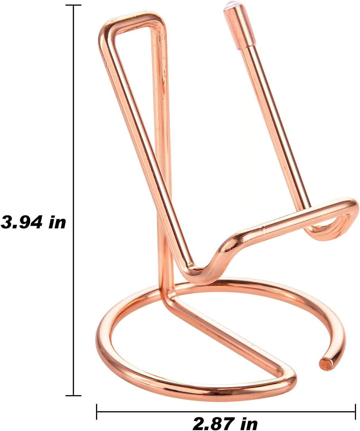 Cell Phone Stand Holder Desk Accessories, Cute Metal Rose Gold, Compatible with All Mobile Phones, Iphone, Switch, Ipad