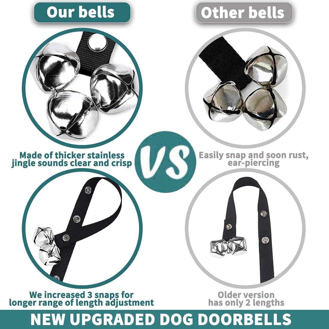 Dog Doorbells Premium Quality Training Potty  Bells 