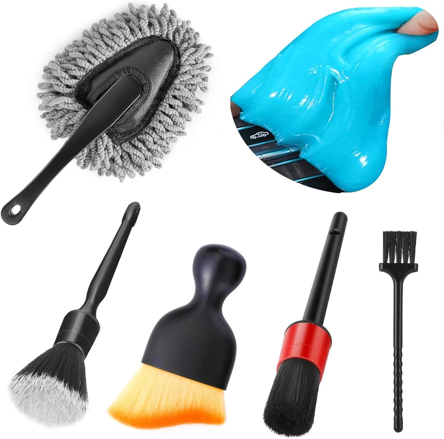 Car Detail Brush Cleaning Kit