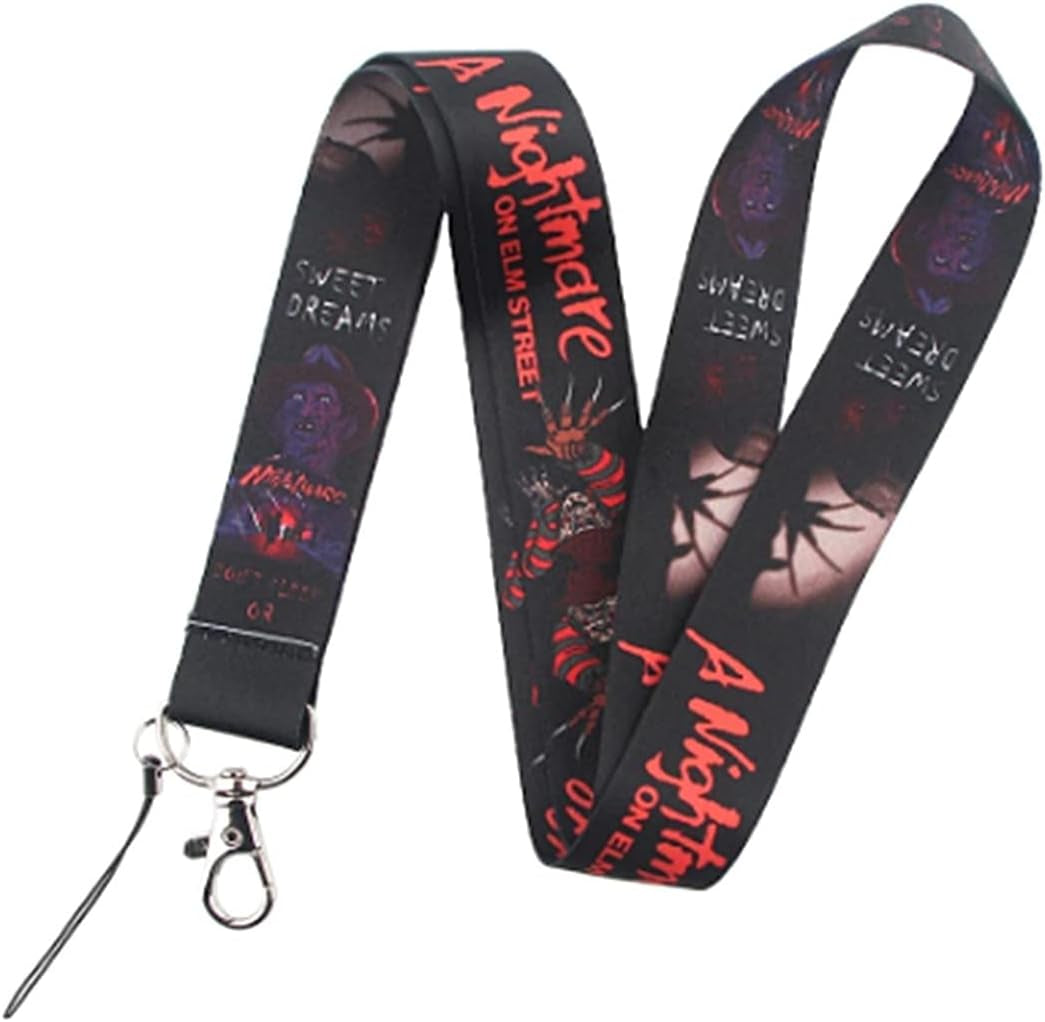 Freddy Classic Horror Krueger Nightmare Sweet Dreams ID Holder Lanyard Keychain