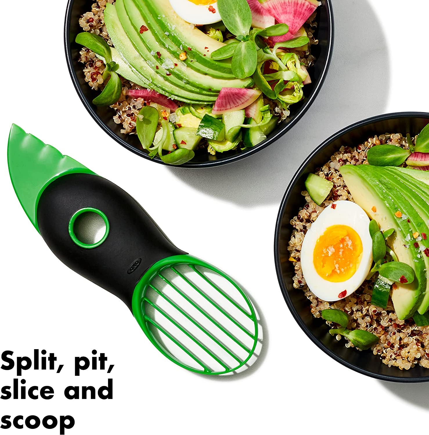 Good Grips 3-In-1 Avocado Slicer - Green