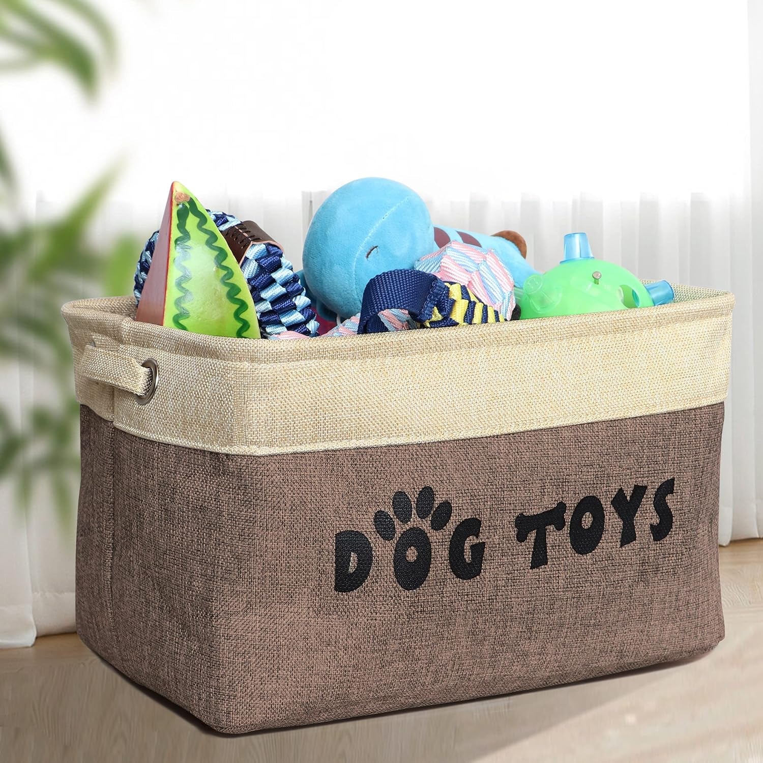 Dog Toy Storage Basket 