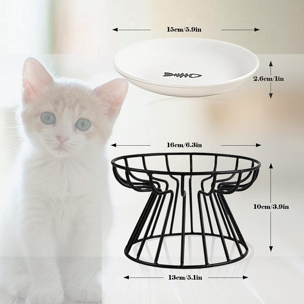 Elevated Cat Plate Dishwasher Safe