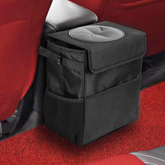 Car Trash Can with Lid 