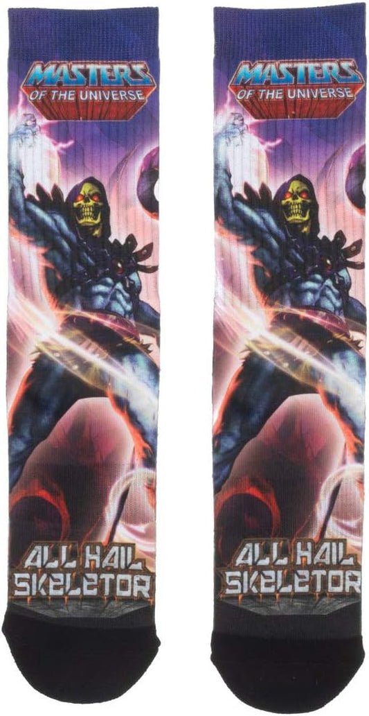 Masters of the Universe All Hail Skeletor Sublimated Crew Socks