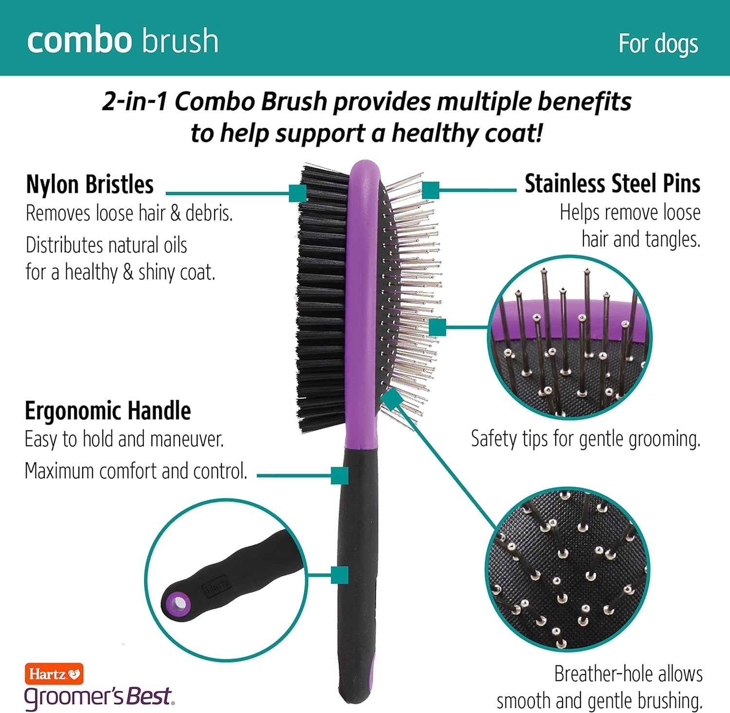 Groomer'S Best Combo Dog Brush