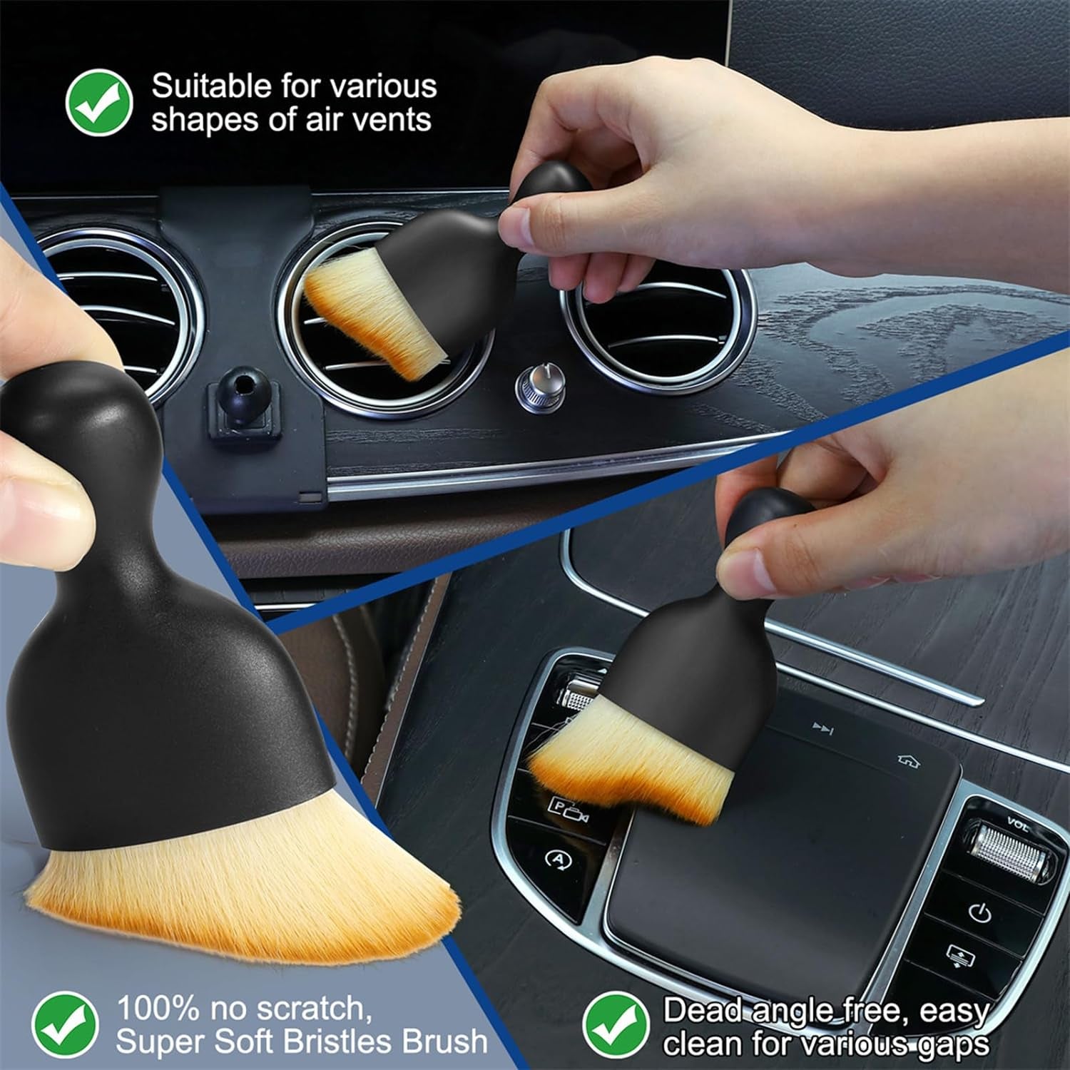 Car Detail Brush Cleaning Kit