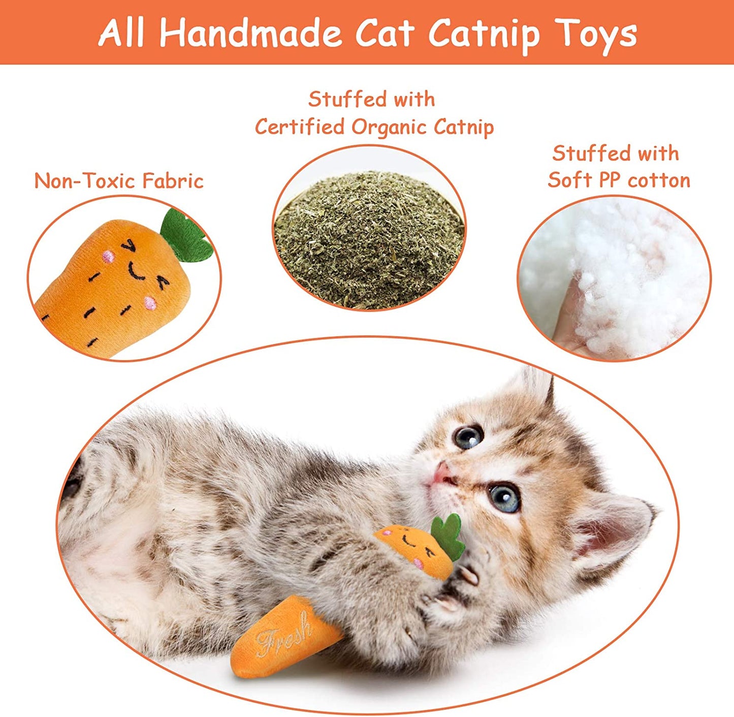 Catnip Silvervine Toys 5 pack