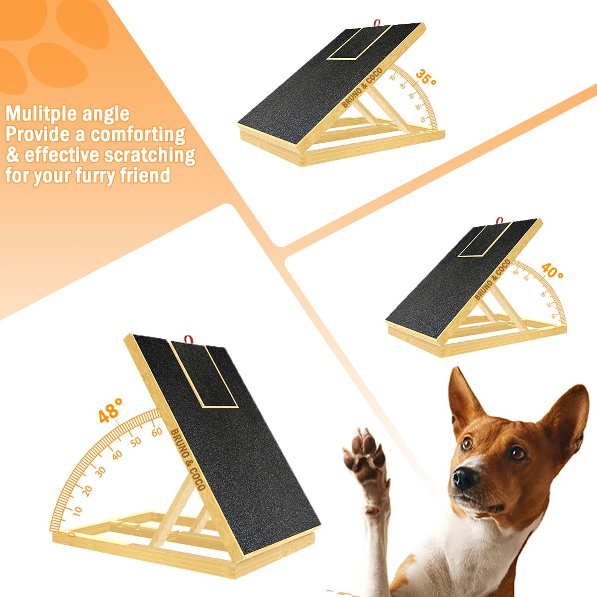 Dog Scratch Pad for Nails (With Treat Box) 