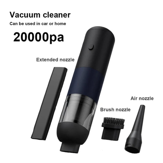 Car Vacuum Cleaner New 3 In1 Wireless Automobile Vacuum Cleaner Portable Robot Vacuum Cleaner Handheld Mini Dust Catcher