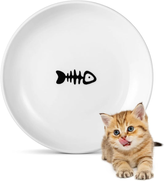 Ceramic Cat Food Plates