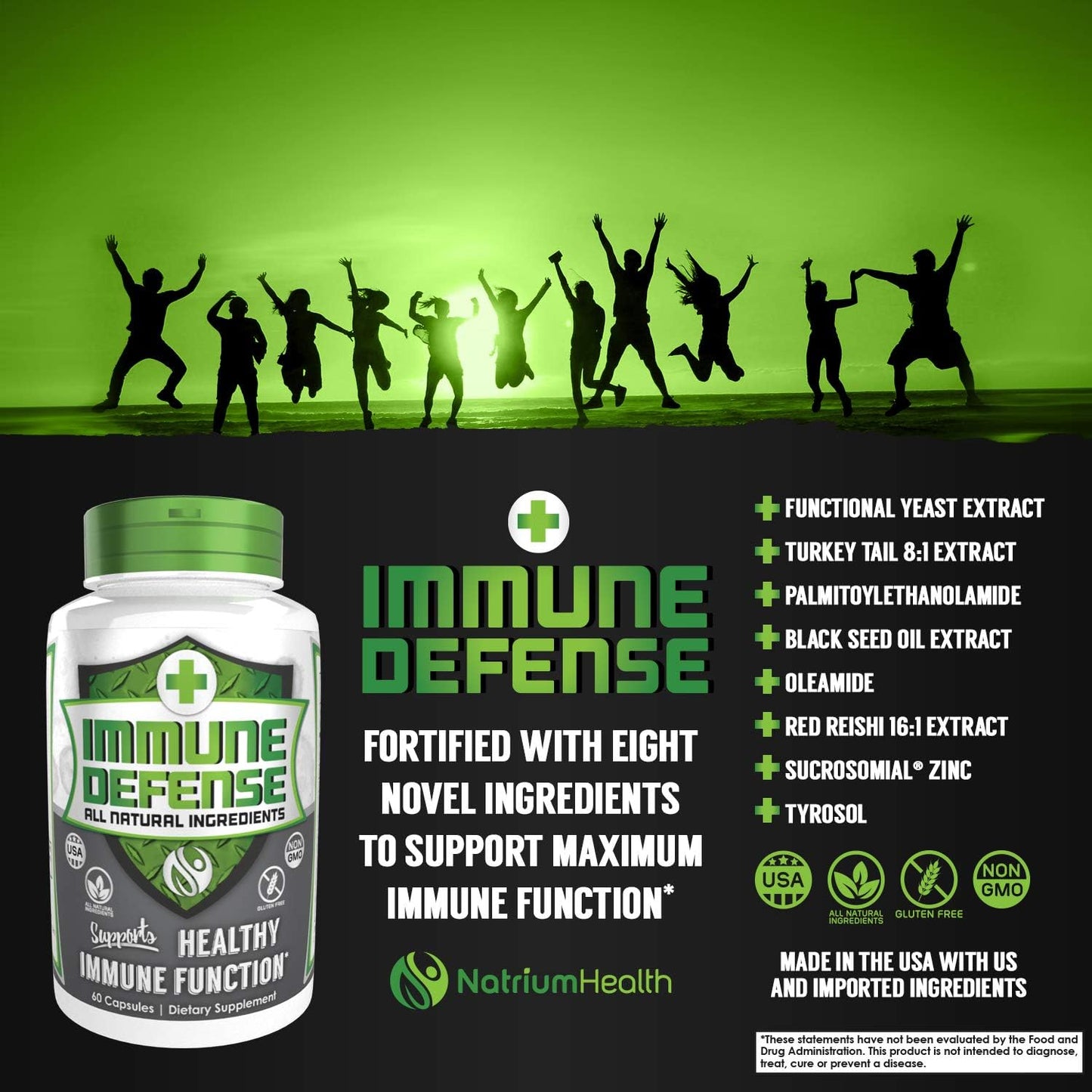 Immune Defense Capsules | 60 Count | Natural Immune Booster