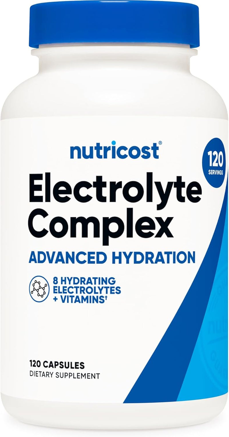 Electrolyte Complex (Advanced Hydration with Real Salt®) 120 Capsules - 8 Hydrating Electrolytes & Vitamins, Gluten Free, Non-Gmo, Vegetarian