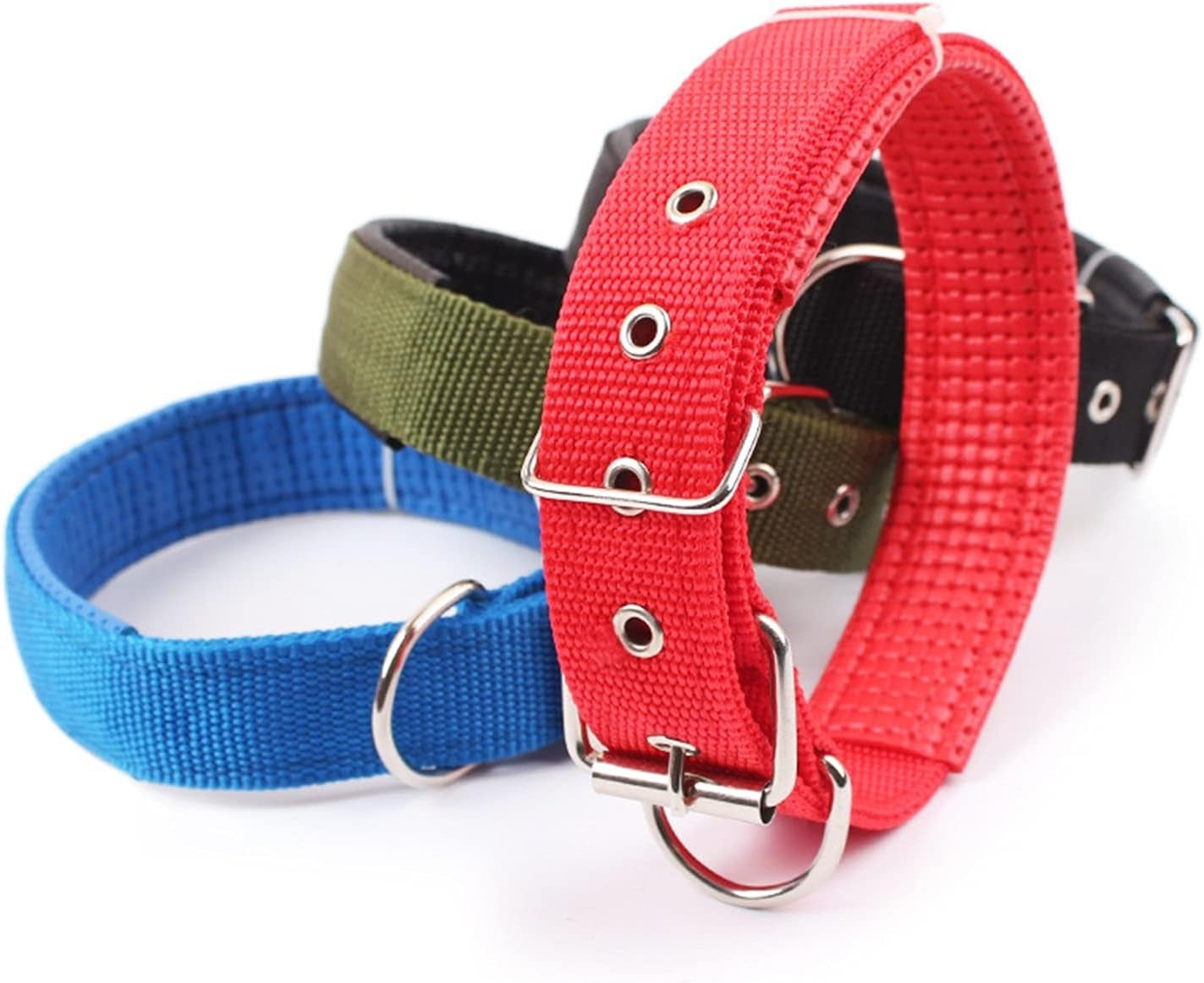 Collars Dog Collar for Small Medium Large Dogs (Color : Black, Size : X-Large)