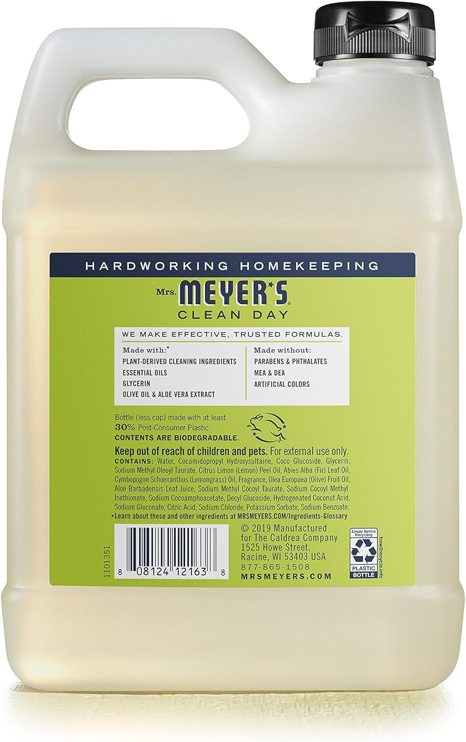 Hand Soap Refill, Made with Essential Oils, Lemon Verbena Multi Packs (33 Fl Oz (Pack of 1))