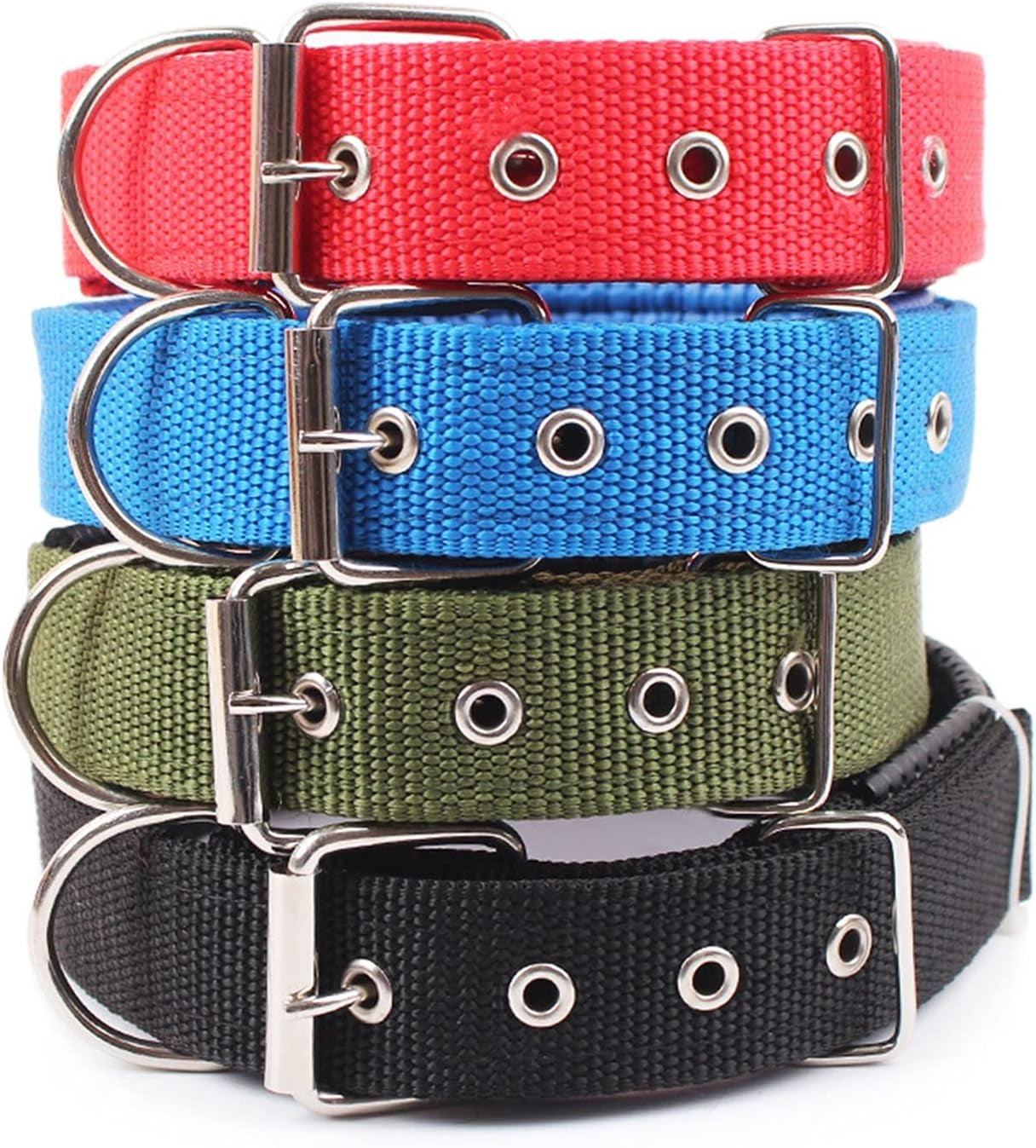 Collars Dog Collar for Small Medium Large Dogs (Color : Black, Size : X-Large)