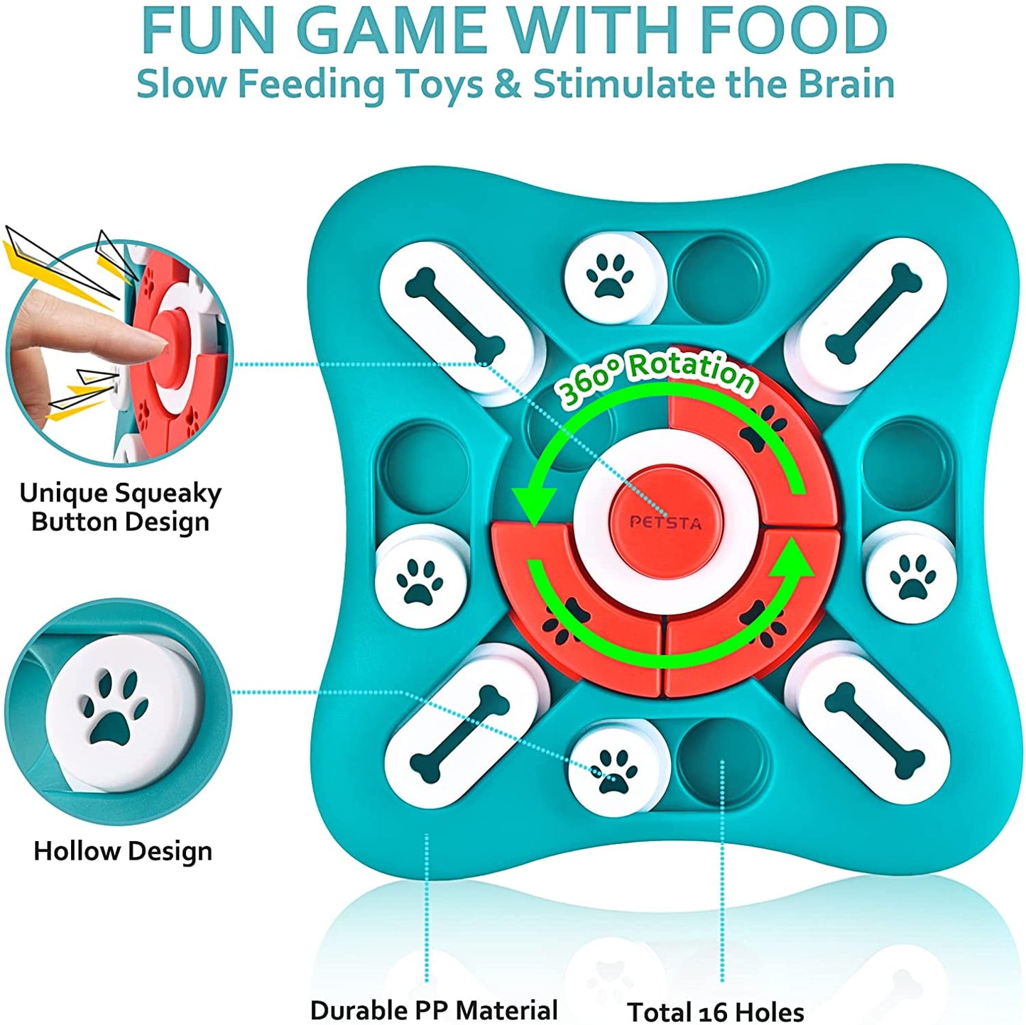 Dog Puzzle Treat Dispensing Toy