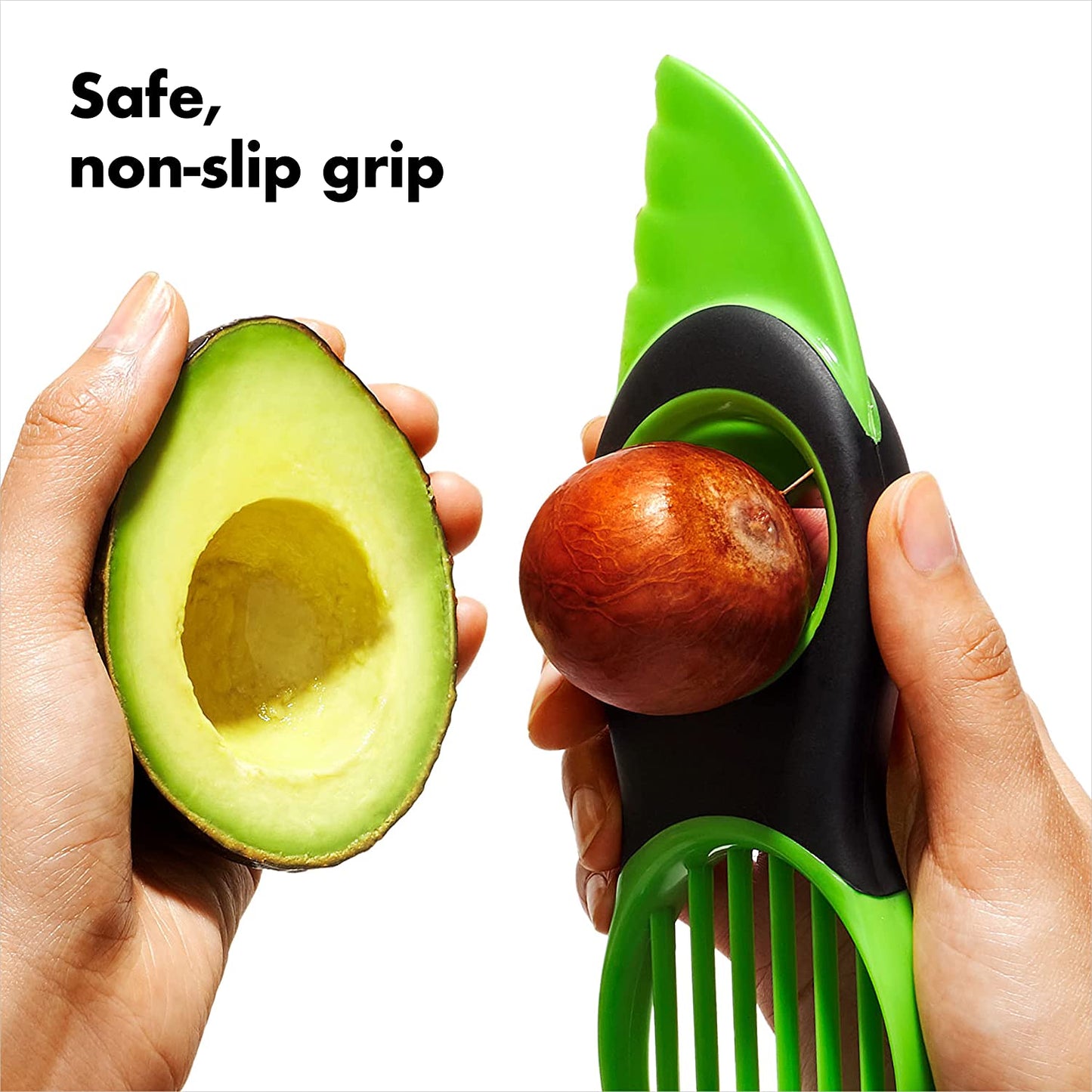 Good Grips 3-In-1 Avocado Slicer - Green