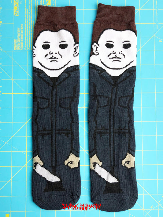 Michael Myers Halloween Horror Socks