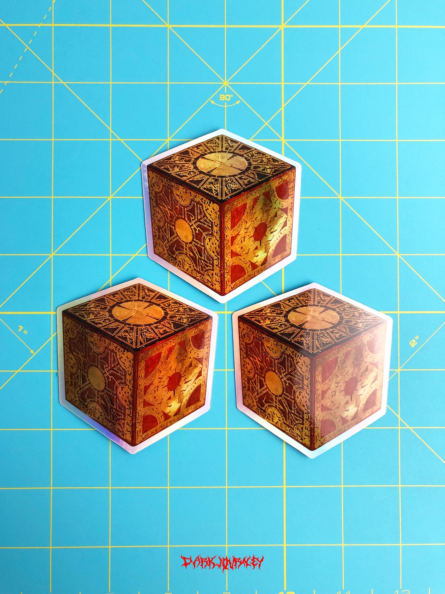 Hellraiser Holographic Puzzle Box Sticker